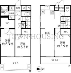 Ｔ’ｓ　ｇａｒｄｅｎ等々力の物件間取画像